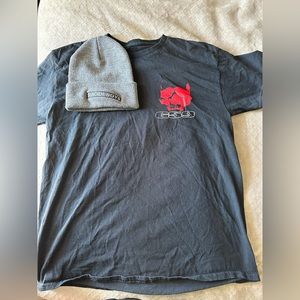 G59 Red skull shirt and $uicideboy$ beanie bundle
